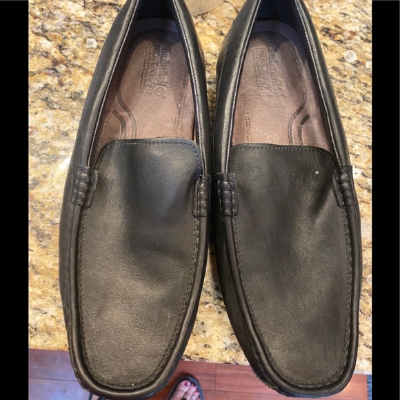 timberland loafers black